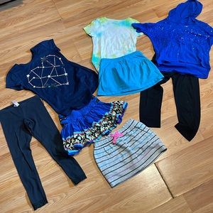 Collection of outfits for your child in hues of blue 🥰